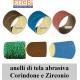 RINGS OF ABRASIVE CANVAS IN CORINDONE AND ZIRCONIO