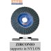 dischi lamellari in ZIRCONIO con supporto in NYLON (plastica)