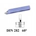 utensile DIN 282 filettatura esterna 60°