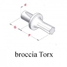 BROCCIA TORX attacco Ø 12