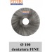 sega circolare HSS Ø100 dentatura FINE