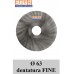 sega circolare HSS Ø 63 dentatura FINE