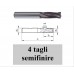 fresa semifinire Metallo Duro serie CORTA specifica per INOX fresa semifinire Metallo Duro serie CORTA specifica per INOX