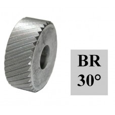 knurling knurl with helical toothing RIGHT BR 30 °
