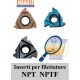 inserti per filettare NPT NPTF