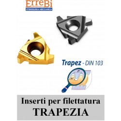 inserti per filettare TRAPEZIO DIN 103