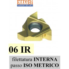 inserti LATO 06 filettatura ISO METRICA INTERNA DESTRA