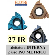 inserti LATO 27 filettatura ISO METRICA INTERNA DESTRA