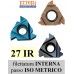 inserti LATO 27 filettatura ISO METRICA INTERNA DESTRA inserti LATO 27 filettatura ISO METRICA INTERNA DESTRA