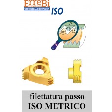 Inserti per filettature INTERNE ISO 60° per frese CMT