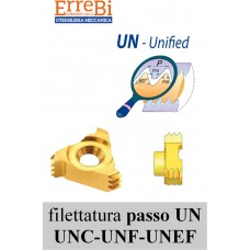 Inserti per filettature interne UNC-UNF-UNEF-UN per frese CMT