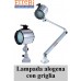 lampada alogena 24V AC per macchine utensili CON griglia IP44 lampada alogena 24V AC per macchine utensili CON griglia IP44