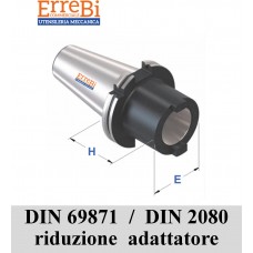 mandrino DIN 69871 riduzione DIN 2080 con vite mandrino DIN 69871 riduzione DIN 2080 con vite