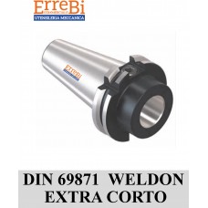 mandrino DIN 69871 WELDON extra corto