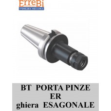 mandrino BT portapinza ER ghiera MINI ESAGONALE mandrino BT portapinza ER ghiera MINI ESAGONALE