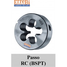 filiera tonda passo RC (BSPT) GAS conico