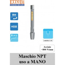 maschio a macchina CORTO fori PASSANTI passo NPT maschio a macchina CORTO fori PASSANTI passo NPT