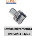 testina micrometrica TRM 50/63 e TRM 63/63 campo di lavoro 2,5-125 testina micrometrica TRM 50/63 e TRM 63/63 campo di lavoro 2,5-125