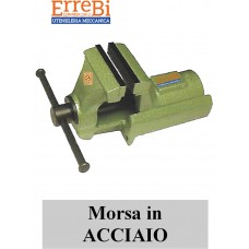 morsa da banco in acciaio
