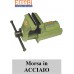 morsa da banco in acciaio