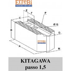 morsetto KITAGAWA -AUTOBLOK dentatura metrica P=1,5