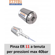 pinza ER 11 con GOMMINI a tenuta max 40Bar