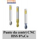 punte da centri CNC HSS-8%Co