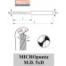 micropunte 5xD in metallo duro GAMBO RINFORZATO