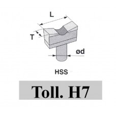 utensile per CHIAVETTE toll H7 in HSS
