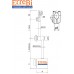 supporto portacomparatore con base magnetica bloccaggio "Base Line"