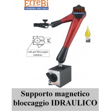 supporto portacomparatore con base magnetica bloccaggio IDRAULICO