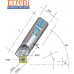 Fresa ad inserti per smussi e svasature registrabile da 10° a 80° utilizza inserti SCMT 1204....