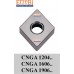 CNGA inserto romboidale con foro CNGA 1204.. CNGA 1606... CNGA 1906... per LAVORAZIONI ACCIAI-GHISE