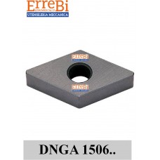 DNGA inserto romboidale con foro DNGA 1506.. per LAVORAZIONI ACCIAI-GHISE