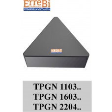 TPGN inserto triangolare positivo senza foro TPGN 1103.. TPGN 1604.... TPGN 2204.... per LAVORAZIONI ACCIAI-GHISE