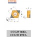 CCGW 0602..-2 CCGW 09T3..-2 inserto romboidale positivo CBN doppio tagliente