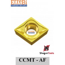 CCMT 0602...CCMT 09T3... rompitruciolo "AF" per FINITURA