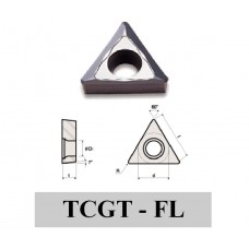 TCGT 0902...  TCGT 1102....  TCGT 16T3.... lappato per materiali non ferrosi