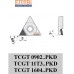 TCGT PKD inserto triangolare positivo con foro TCGT 0902...PKD TCGT 11T3...PKD TCGT 1604...PKD