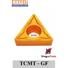TCMT 0902... TCMT 1102... TCMT 16T3.... rompitriciolo "GF" per LAVORAZIONI di FINITURA