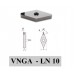 VNGA LN10 inserto PKD negativo
