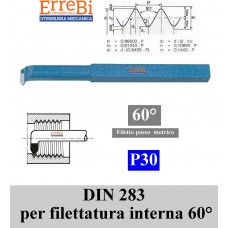 utensile DIN 283 filettatura interna